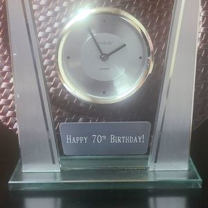 "70th B-Day Mantel Clock"